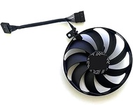 Youngran Graphics Card Accessories Cooling Fan CF9010U12D 7PIN 12V RTX3080 GPU Fan Compatible for ASUS TUF RTX 3060 Ti 3070 3080 3090 OC Gaming Leisurely (Blade Color : 7PIN)