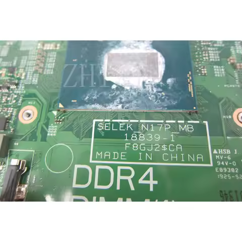 For DELL G3 15 3590 Laptop Motherboard I5-9300H/I7-9750H CPU DDR4 SELEK N17P MB CN-0MFHW7 0GJ58G 188