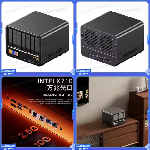 (Deposit)Aoostar WTR MAX 8845HS NAS for home office server dual 10GbE network storage device 11-bit