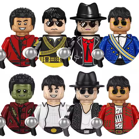 Famous Person Creative Plastic Action Figures Bricks Educational Diy Toys Gifts Mini Action Figures 