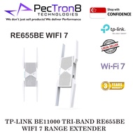 TP-Link RE655BE BE11000 Tri-Band Wi-Fi 7 Range Extender