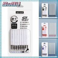 SUQI 10pcs Neutral Pen, ST Tip Black/Blue/Red Gel Pen Refill, Writing Tool Stationery Set Quick-dry 0.5mm Refill Signature Pen Office Supplies