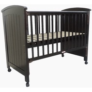 free shipping Seni Daya: Isabella - 4-in-1 Convertible Baby Cot (Choose white / walnut) & LATEX Matt