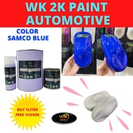 WK PAINT OF AUTOMOTIVE PAINT 2K PAINT SAMCO BLUE AEROSOL 400CC, 1L, 0.5L, 5L,0.25L AUTOMOTIVE SAMCO 