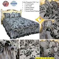 Cadar Pengantin Baru  Pengantin Ropoh Queen Size 7 IN 1 Polyester Cadar Ropol Cadar Murah Wedding Be