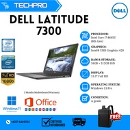 Dell Latitude 7390 7300 Core i7 8th Generation 32GB DDR4 RAM, 512GB M.2/NVME SSD, 13.3" FHD Display