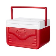Coleman cooler chiller ice box 5QT 4.7L outdoor camping container road trip ice cold drink color red