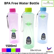 1500ml Water Bottle Round BPA Free Premium / Air Botol 1500ml BPA Free