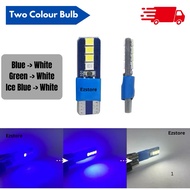 1 PCS Led Bulb Change Colour Lampu Led Tukar Warna untuk Plate dan Dada Motor