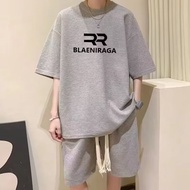 2026 Sportswear Men Summer Short-Sleeved T-Shirt Basketball Jersey Casual Shorts Set Korean Version 