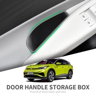 for VW ID.4 ID4 ID 4 Door Handle Storage Box Accessories Car Door Holder Tray Organizer