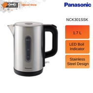 Panasonic NC-K301SSK 1.7L Electric Kettle in Stylish Stainless Steel Design - NCK301SSK