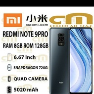 Xiaomi Redmi Note 9 Pro 8/128 Ram8Gb Room 128Gb Garansi Resmi