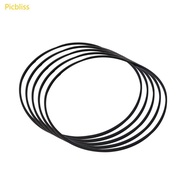 Picbliss 5PCS 0 6mm Square Folded Rubber Belt for Recorders CDROM Video Machines