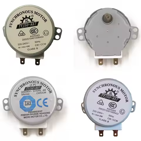 4pcs/ Microwave Oven Tray Motor 220-240V 4W 50Hz CW/CCW Microwave Turntable Synchronous Motor for Ai