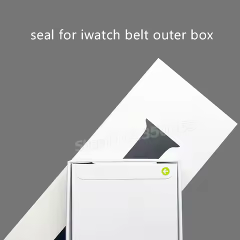 50set New Watch-Belt Open Box Paper Seal Stickers For Apqle Watch S9 S7 S8 Ultra 2 SE SE3 Watch Band