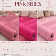 Geotextile Carpet Pink Series 100x200 CM | Multifunctional Velvet Carpet