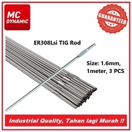DYNAMIC Stainless Steel ER308Lsi TIG Rod, 1.6mm, 3 pcs/pack
