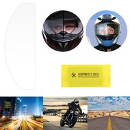 kiss Motorcycle Helmet Waterproof Rainproof Anti-Fog Lens Film Clear Visor Shield