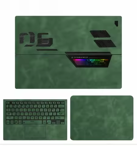 Leather Sticker Skin Cover for ASUS ROG Flow Z13 GZ301 GZ301Z GZ301ZE GZ302EA 2023 - 2025 13.4" 2-in