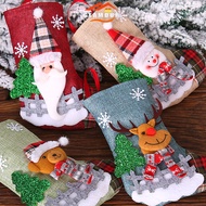 [SG] Christmas Stockings Christmas Tree Hanging Stocking Santa Claus Socks Gift Socks Bag