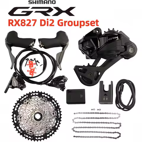 Shimano GRX DI2 RX827 1×12S Electronic Groupset RX825 Shifter RX820 Brake RD-RX827-SGS CS-M8200/M720