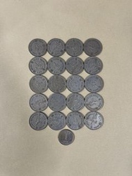 (1960H年20枚大壹圓)香港政府英女皇伊麗莎白二世 1960年硬幣大一元 Government of Hong Kong Queen Elizabeth ll 1960 $1