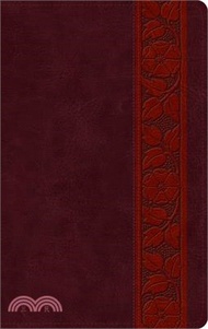 ESV Large Print Personal Size Bible (Trutone, Mahogany, Trellis Design)