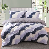 Aussino Contempo Laze 100% Cotton Fitted Sheet Set/Quilt Cover Set