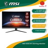 MSI 32" G32C4X VA 250HZ FHD 1500R CURVED GAMING MONITOR