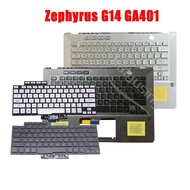 Papan Kekunci Rus Us Uk Untuk Asus Rog Zephyrus G14 Ga401 Ga401u Ga401m Ga401qm Ga401i Ga401qc Ga401
