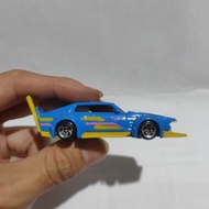 Hot wheels mad manga Blue loose Miniature Display Decoration