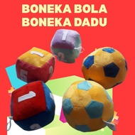 Ball Doll/Dice Doll Birthday Souvenir/BORDER Pillow