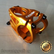 STEM STEMP DUDUKAN JEPITAN STANG SEPEDA GUNUNG MTB OVERSIZE RAZE GOLD