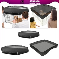 [SONONIA] Dog Playpen Canopy, Puppy Playpen Shade, Cover for Dogs with Adjustable Mesh