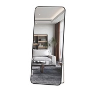 An'erya Dressing Mirror Full Body Floor Mirror Full-Length Mirror Home Wall Mount Cloakroom Aluminum Alloy Mesh Red Mirror2
