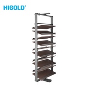 HIGOLD BV Series Rotating Shoe Rack (Grey)