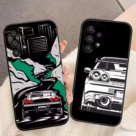 Sport Car Skyline R34 Phone Case For Samsung A14 A15 A16 A22 A23 A26 A32 A34 A35 A36 A51 A52 A53 A54