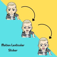 Draken Tokyo Revengers Motion Sticker Anime Peeker Stickers Waterproof Decals