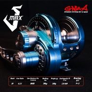 รอกตกปลาบึก G-max J-max 2026 ( หมุน ขวา ) เท่านั้น ส่วนประกอบหลักทั้งหมดผลิตจาก อลูมิเนียมเกรดสูง