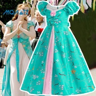 ชุดเจ้าหญิงคอสเพลย์ Giselle MQATZ Enchanted สำหรับเด็กผู้หญิงชุดเด็กโรงเรียนโชว์เสื้อผ้าเด็กผู้หญิง