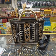 [Terlaris] Handbag Selempang Bordir Motif Khas Aceh / Tas Wanita Khas
