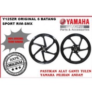 Yamaha 125Z Y125 Y125ZZR SPORT RIM 6 Batang Black Silver 1.60/1.85-17 100% HLY