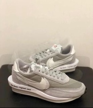Fragment Design x sacai x Nike LDWaffle 煙灰灰白三方聯名解構男女同款