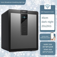 Of fingerprint password 45cm safe box home WIFI remote alarm office fixed invisible safe small anti-