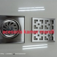 Large FLOOR DRAIN 15X15 Made of Thick Stainless Steel