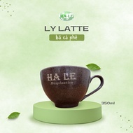LATTE CUP WITH COFFEE GRAVES, Ha Le