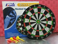 12” Family Dart Game Dart Board (Leisure Dart Board) Flocked Dart Board [Come with Colour Box Packin