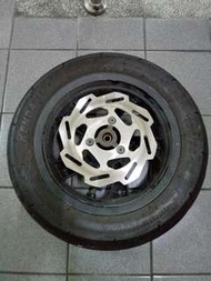 PGO X-HOT 12吋 前鋁圈(鋁框) 含碟盤輪胎