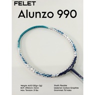 Raket badminton Felet Alunzo 990 4U, with string and grip
